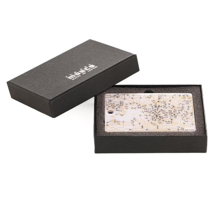 FLASH 関西回路線図 LED6 ICカードケース 白 箱入り