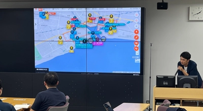 リアルグローブ、静岡県富士市において、遠隔情報共有システム「Hec-Eye（ヘックアイ）」を活用した災害発生後を想定した実演とセミナーを、イーシーセンターと共同で開催