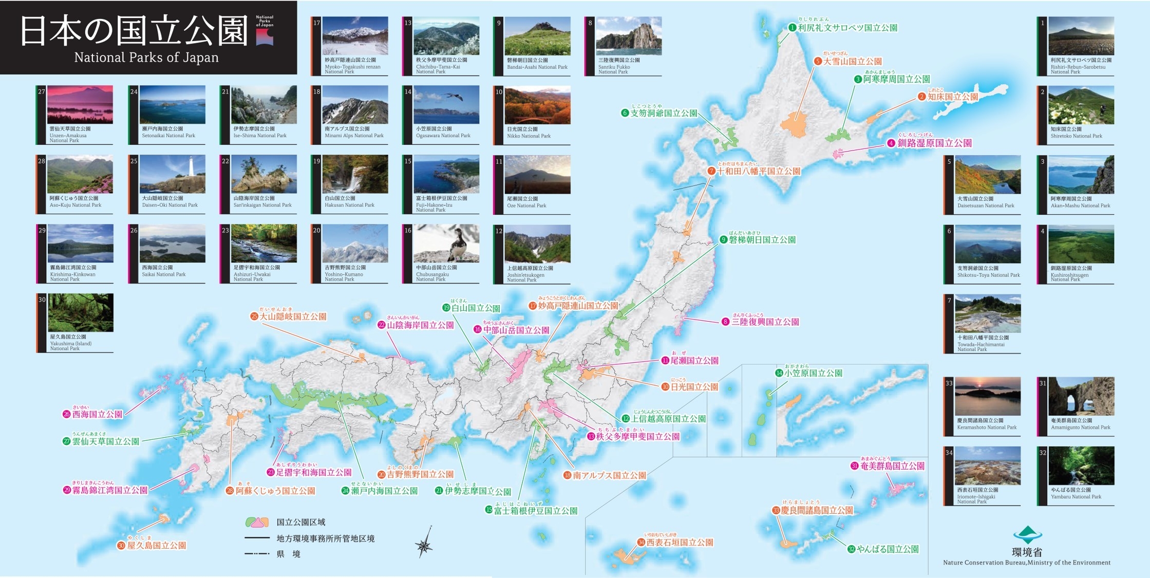 日本の国立公園