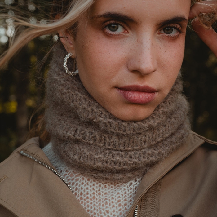 Myssyfarmi新作スヌードKIDE(カラー：ナチュラルブラウン)