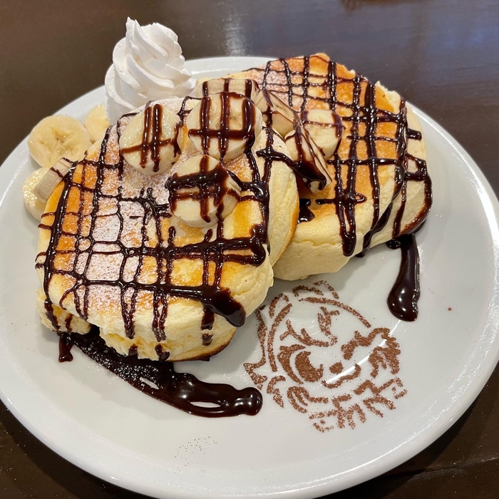 人気のふわふわパンケーキ