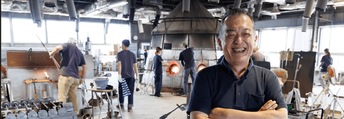 菅原工芸硝子 菅原裕輔氏