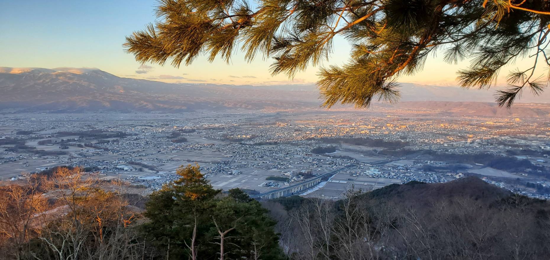 山頂からの景色