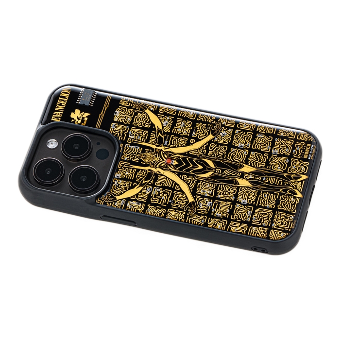 FLASH EVA13 基板アート iPhone 15Proケース ななめ