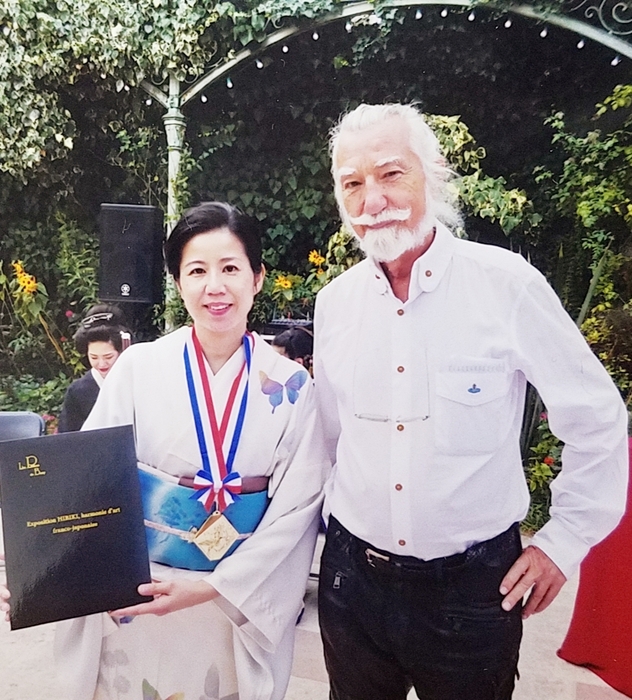 2018年　授賞式　パリ　ベルシー美術館にて