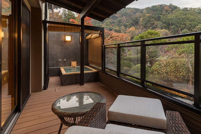 【メゾネット】テラス・露天風呂