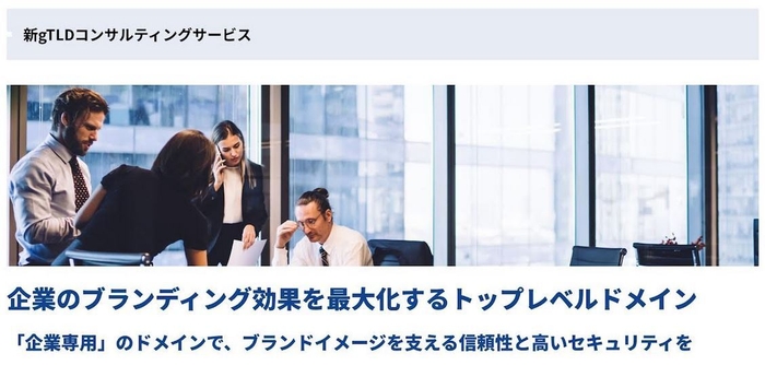 新gTLDコンサルティングサービス
