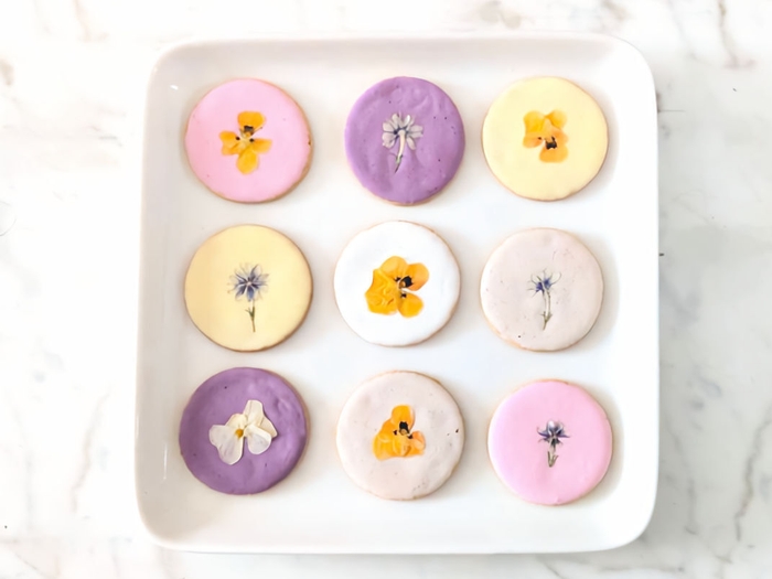 エディブルフラワークッキー