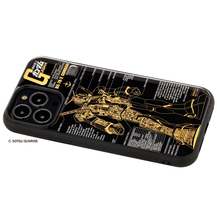 FLASH ガンダム 基板アート iPhone13 Pro Maxケース ななめ