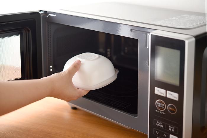 ひっくり返してレンジでチン!