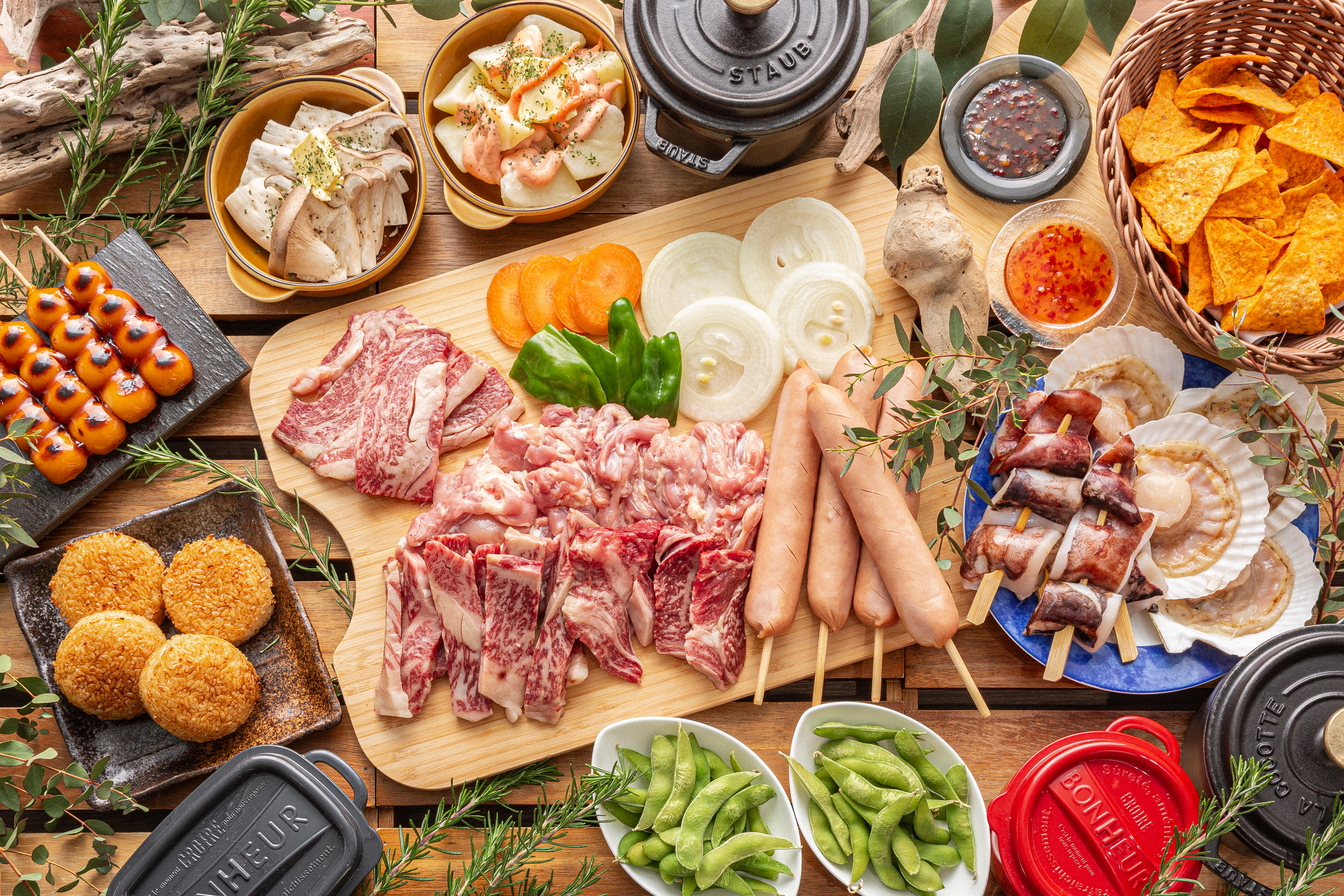 BBQ新メニュー(日本コース)