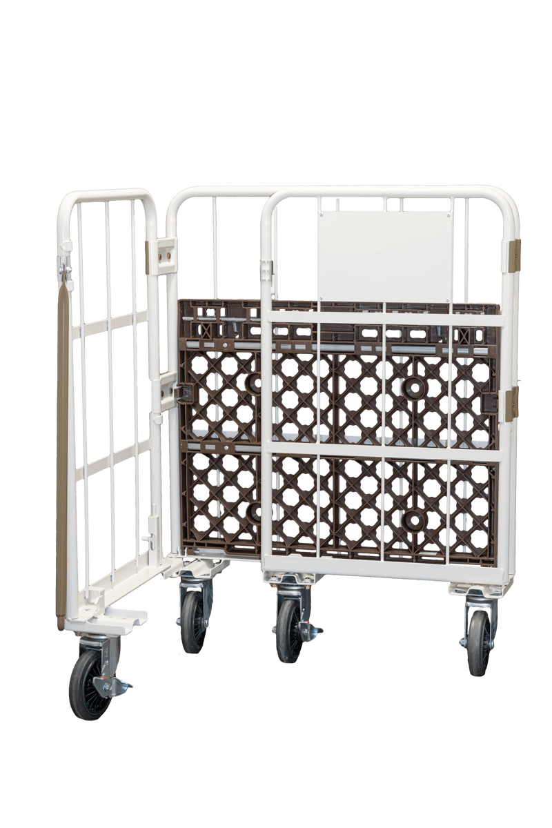 天使のカゴ台車 L型保管