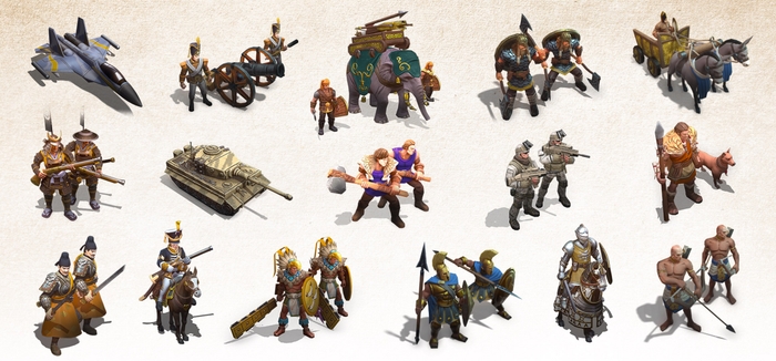 多彩なユニット