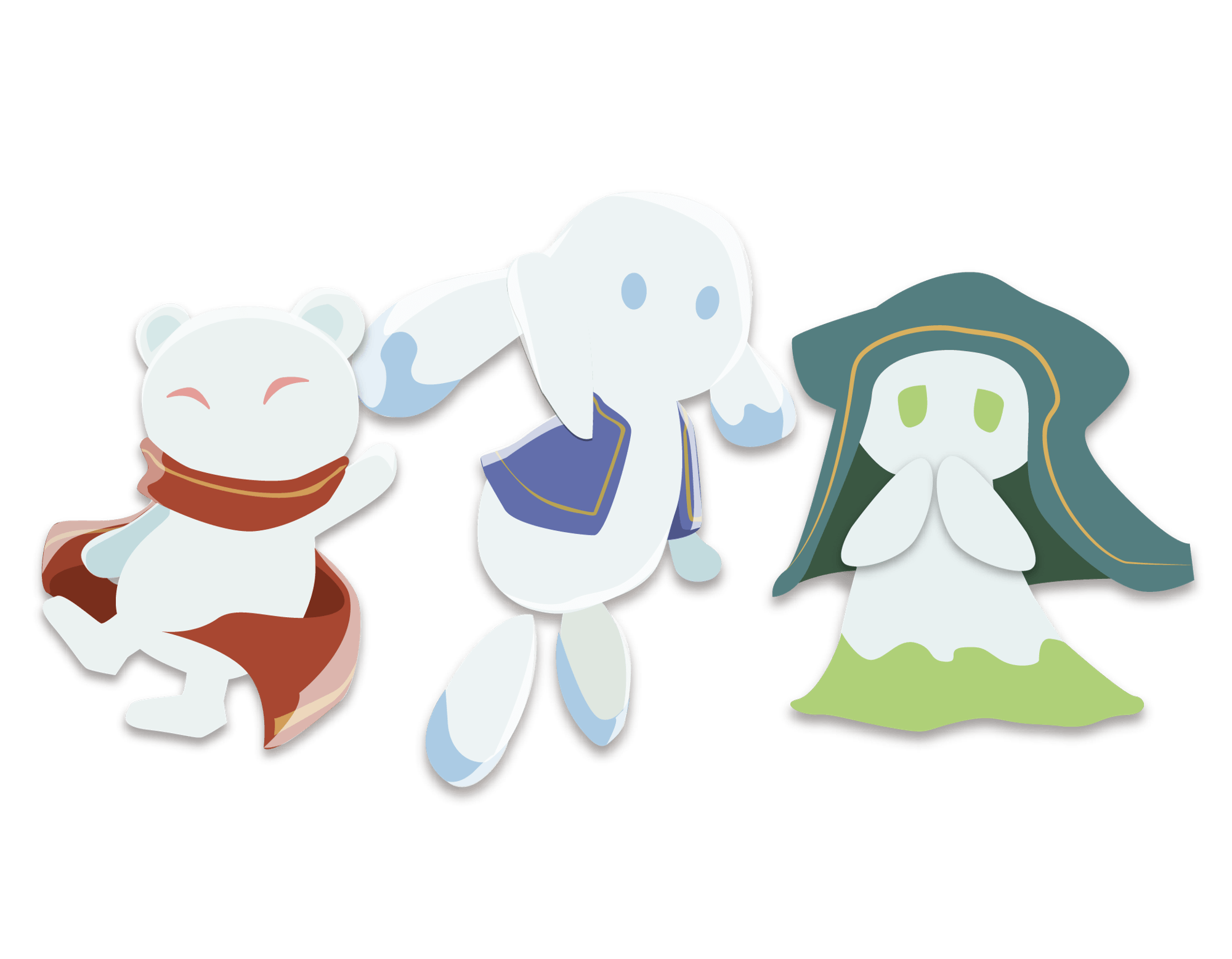 一緒に冒険する個性豊かな“セイレイ”たち