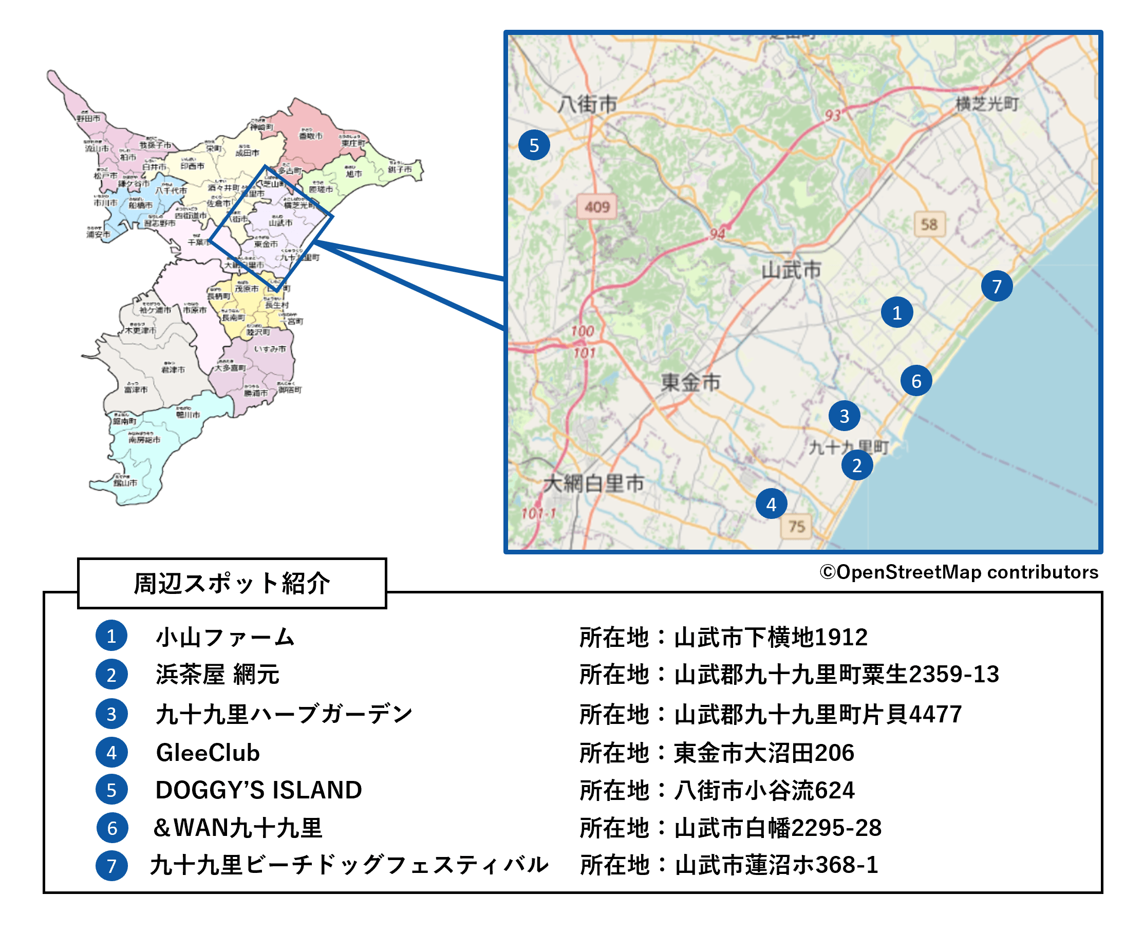 愛犬との絆を深める!九十九里ワンだフルMAP