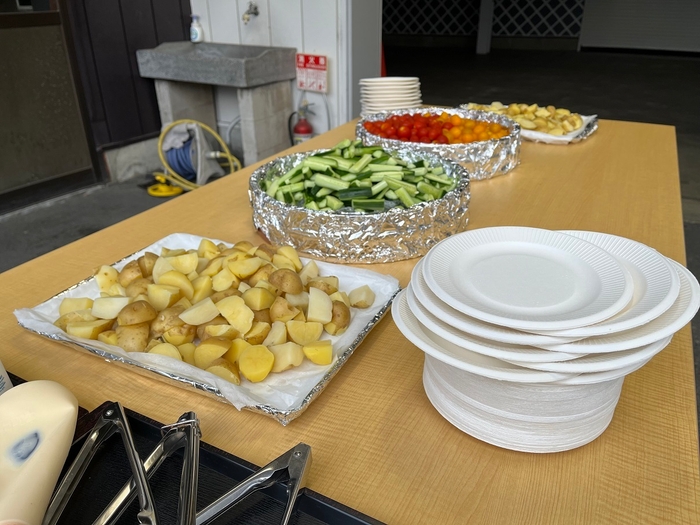 昨年の様子　野菜