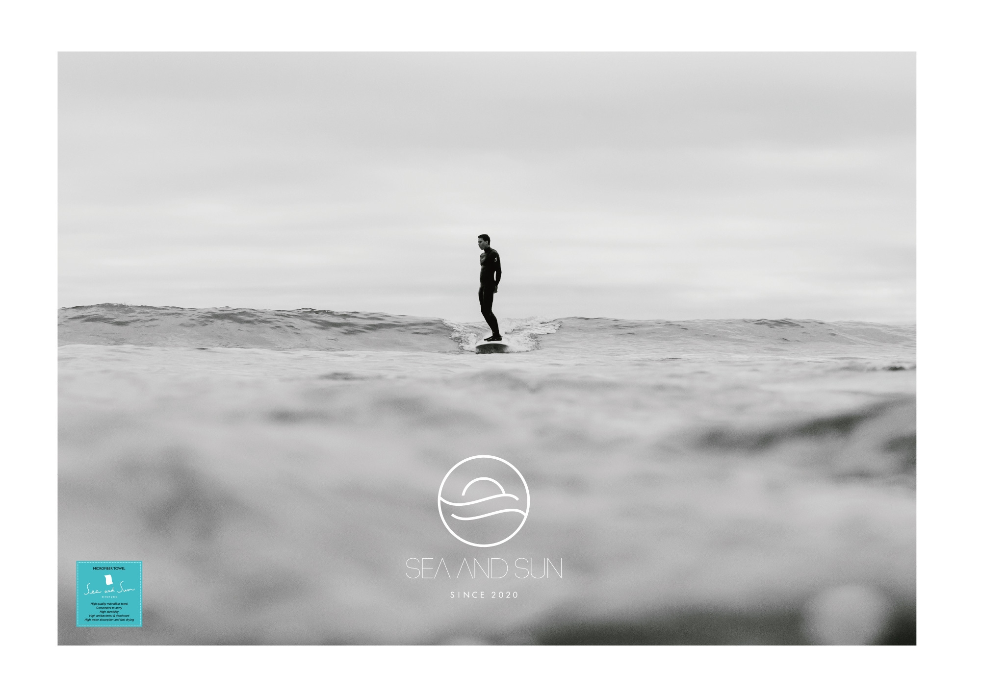 SAS25204 SURFER Microfiber Bath Towel