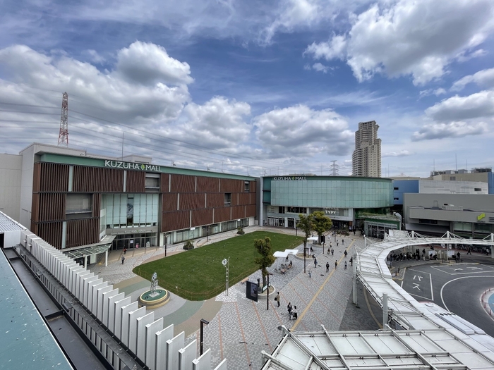 樟葉駅前広場 2024年4月現在の様子