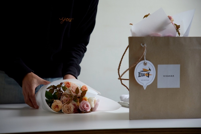 「DIAq」が和ばらを栽培するばら園「Rose Farm KEIJI」と連携