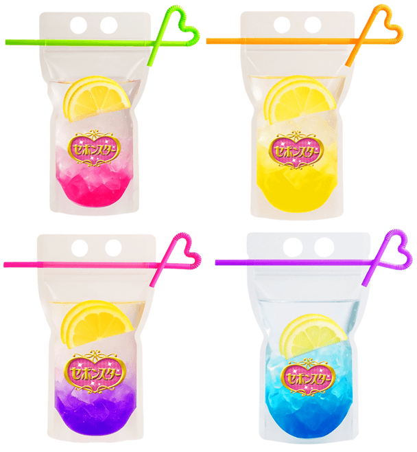 キラキラわらび餅ドリンク 各800円(税込)