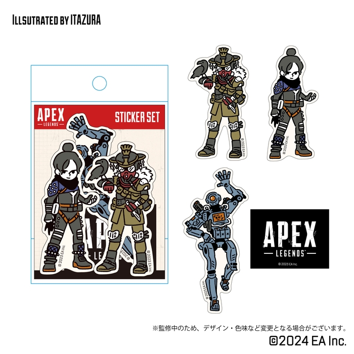 <Apex Legends デフォルメダイカットステッカー (Aセット)>