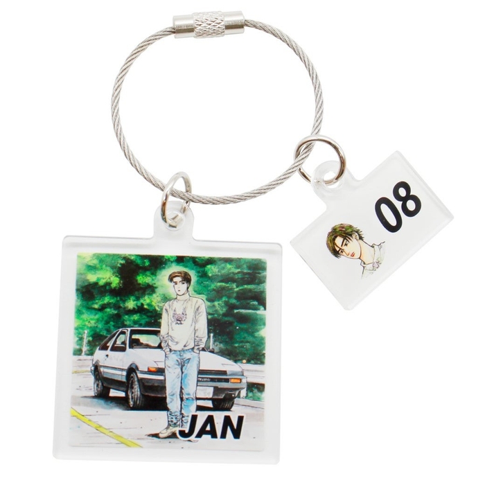 頭文字D 365日(全366種)アクキー 例:1月8日