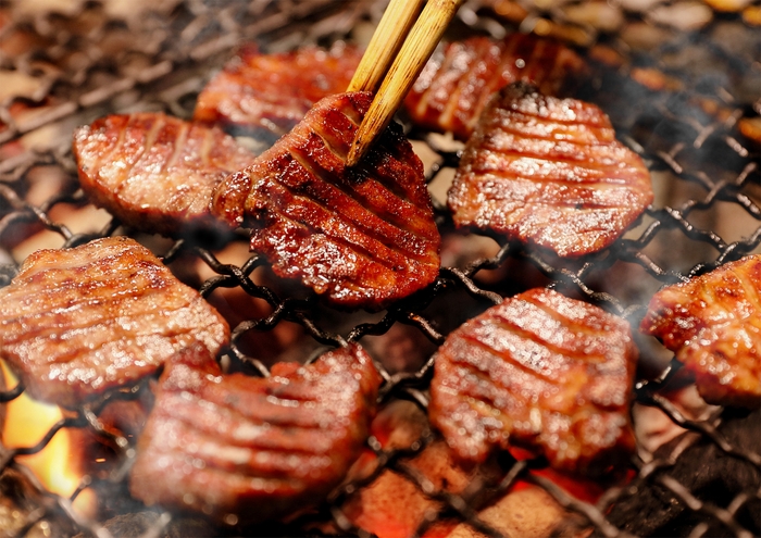 仙台牛タン焼き