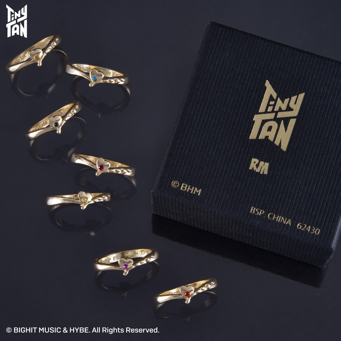 一番アクセ TinyTAN Butter ゴールドカラーリング ラインナップ