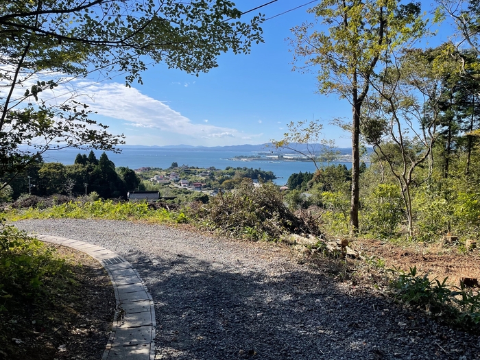 グランピング施設からの眺め