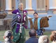 昨年の辻狂言の様子