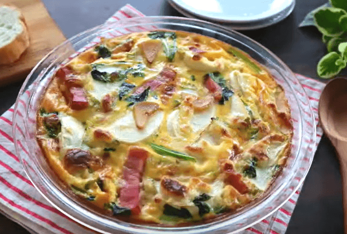 こかぶのガーリックキッシュ