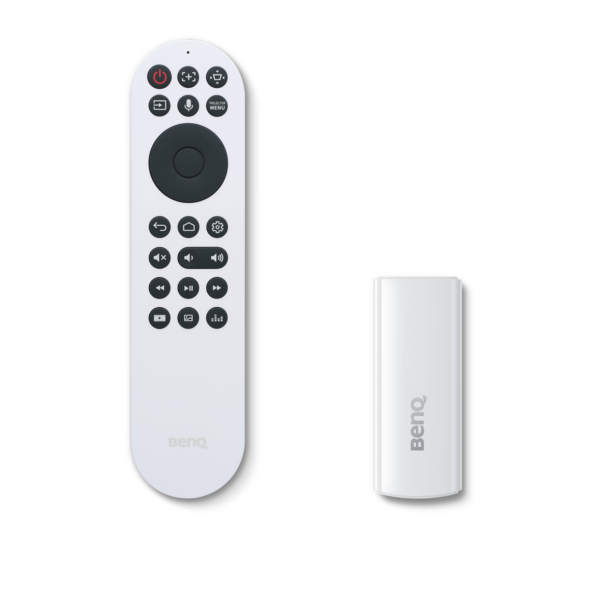 付属品(AndroidTVドングル&リモコン)