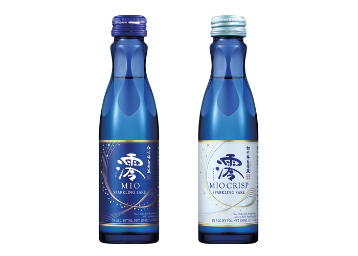 左から、「澪」150ml、「澪」＜CRISP＞150ml