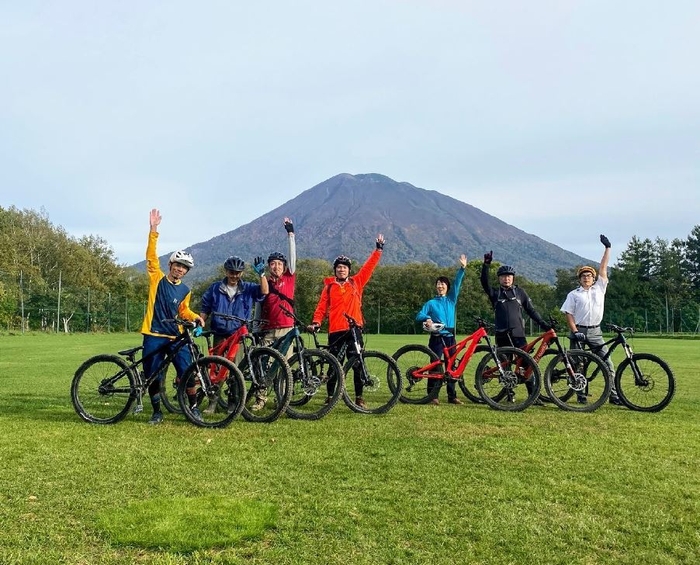 羊蹄山を楽しみながらサイクリング