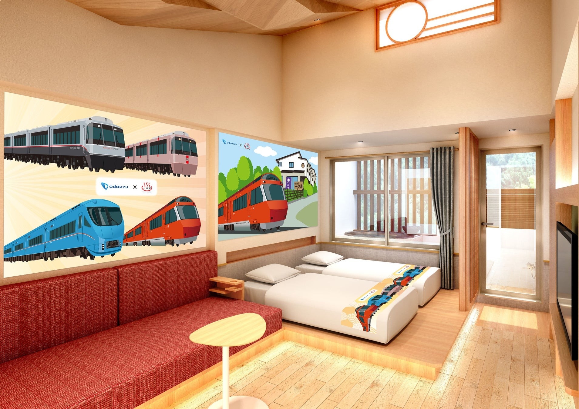 コラボ内装(客室イメージ)