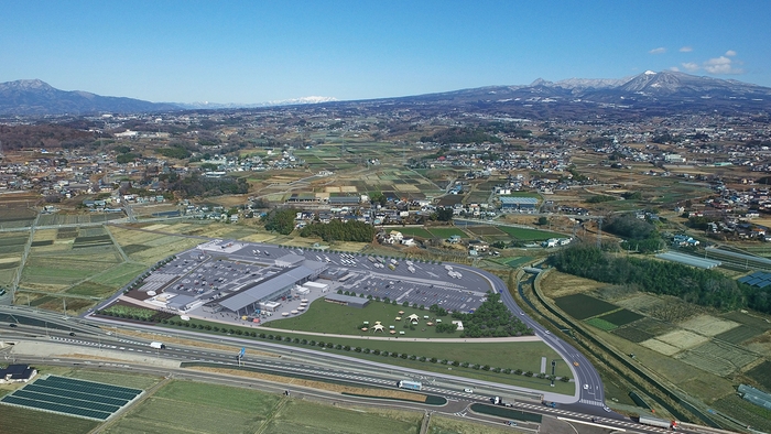 道の駅まえばし赤城 全体鳥瞰