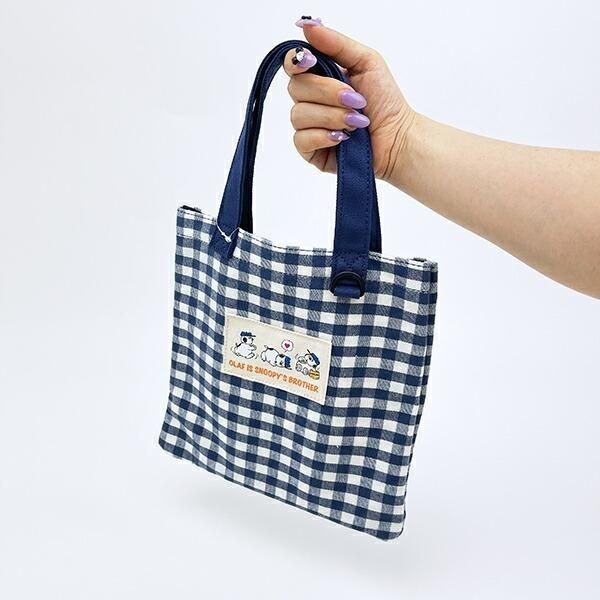 オラフのネイビーチェックシリーズ