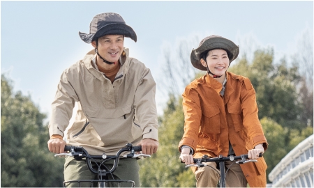 ※公道では並走禁止です(公園内で許可を得て撮影しています)