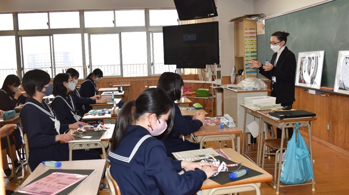 令和4年度(2022年度)に実施した出張講義の様子