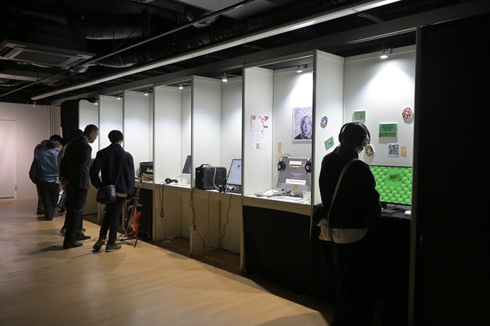 昨年の卒業・修了制作展の様子 インタラクティブメディア学科2