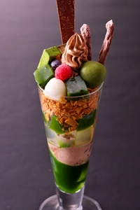 京都・伊藤久右衛門「抹茶チョコレートパフェ」12月9日販売開始