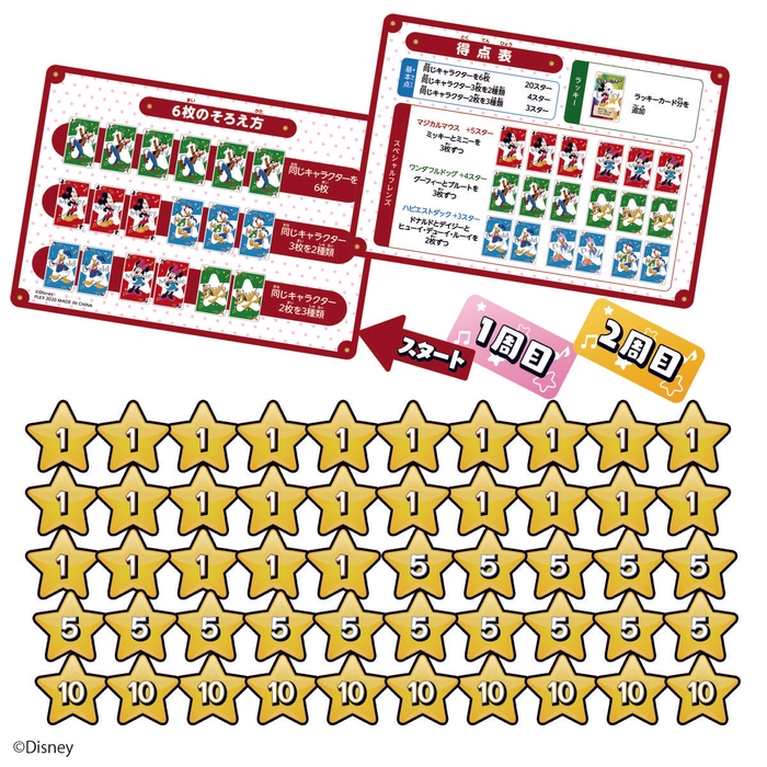 スターチップ/スタートマーカー/周回マーカー/サマリーカード/説明書