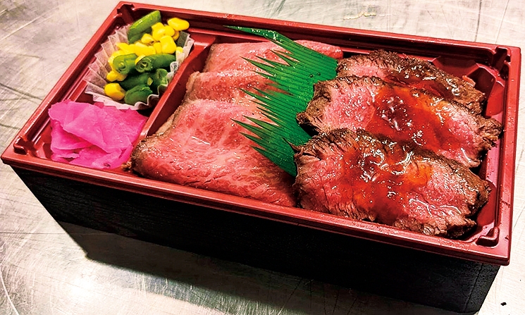 【肉のコイズミ】「信州牛ローストビーフ&ステーキ弁当」
