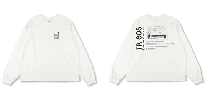 TR-808 LONG SLEEVE T-SHIRT(ISNESS MUSICxROLAND)