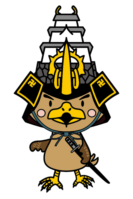 弘前市のマスコットキャラクター：たか丸くん