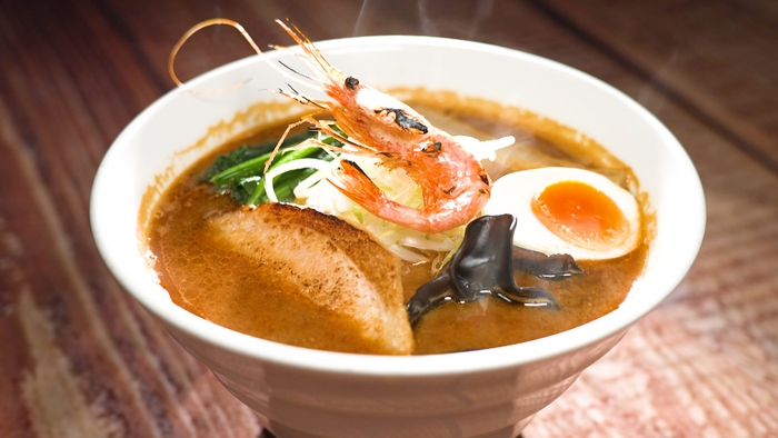 新潟 海老醤油ラーメン