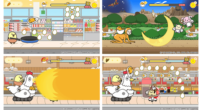 ラン画面の様子