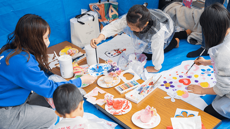 楽しみながらさまざまな仕事に触れられる職業体験も  ※過去開催の様子