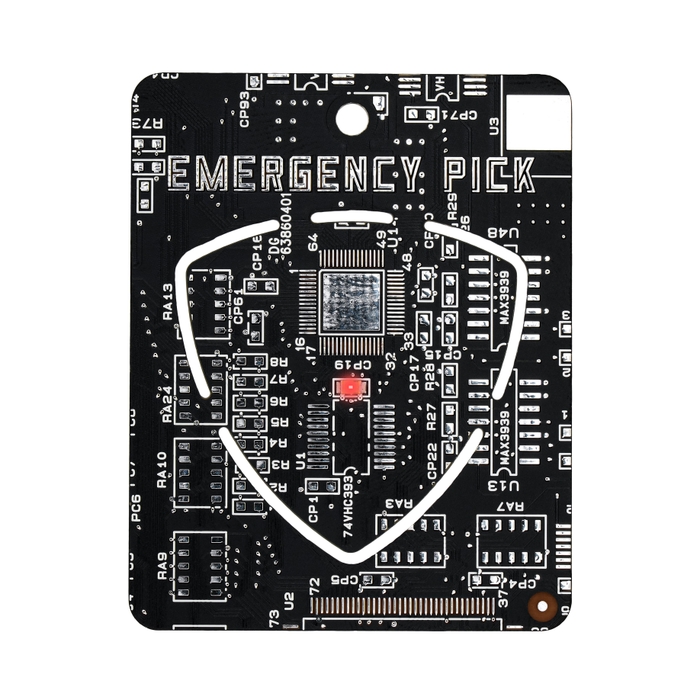 FLASH PCB ver.ピックキーホルダー 黒 表