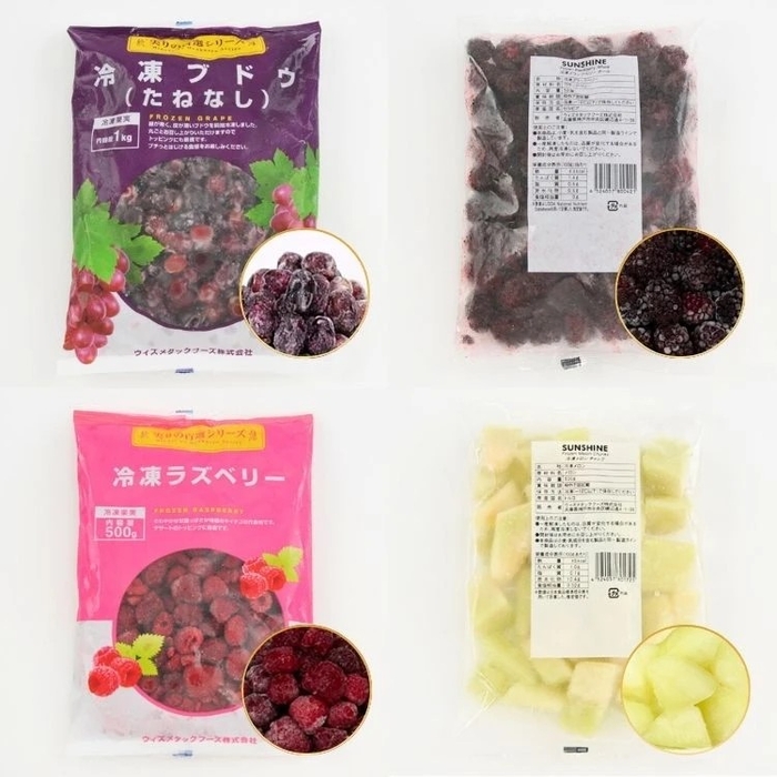 冷凍フルーツ4点セット(画像はイメージです。)